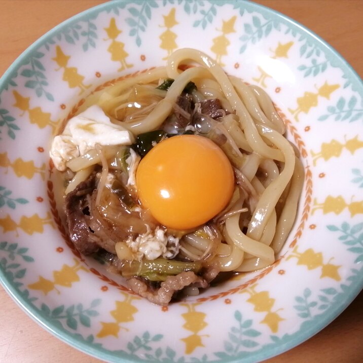 すき焼きうどん